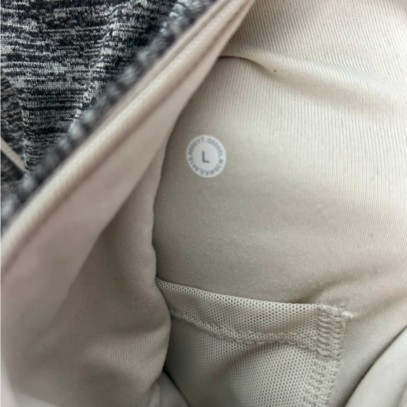 Lululemon Men’s City Sweat Zip Hoodie Fleece Size L Heathered Muslin - Picture 5 of 7